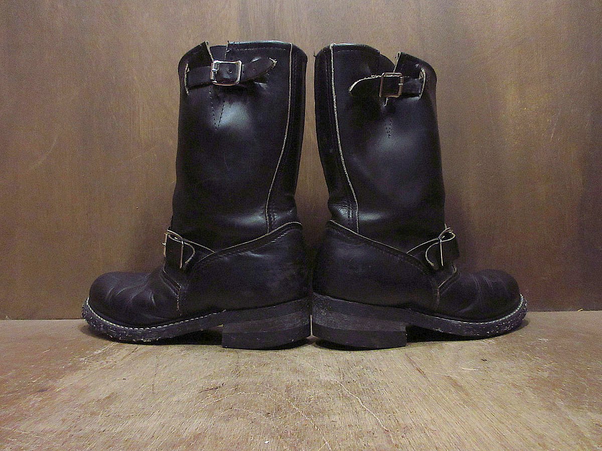 ビンテージ70's○エンジニアブーツ黒size 9M○241206j1-w-bt-26cm古着