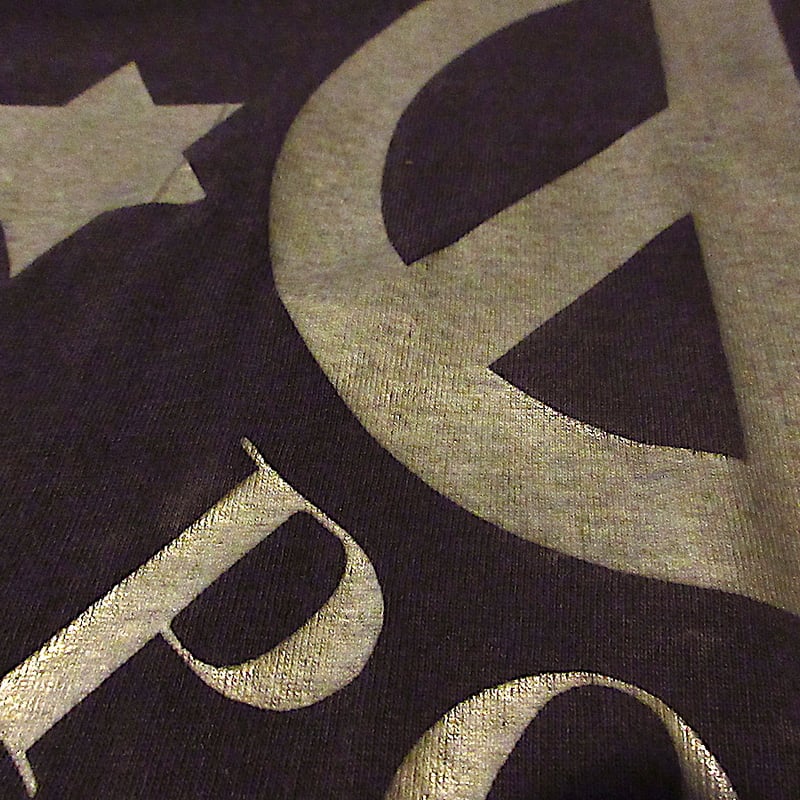 ビンテージ90's○BOY LONDON ”PEACE POSSE”プリントTシャツ黒○251