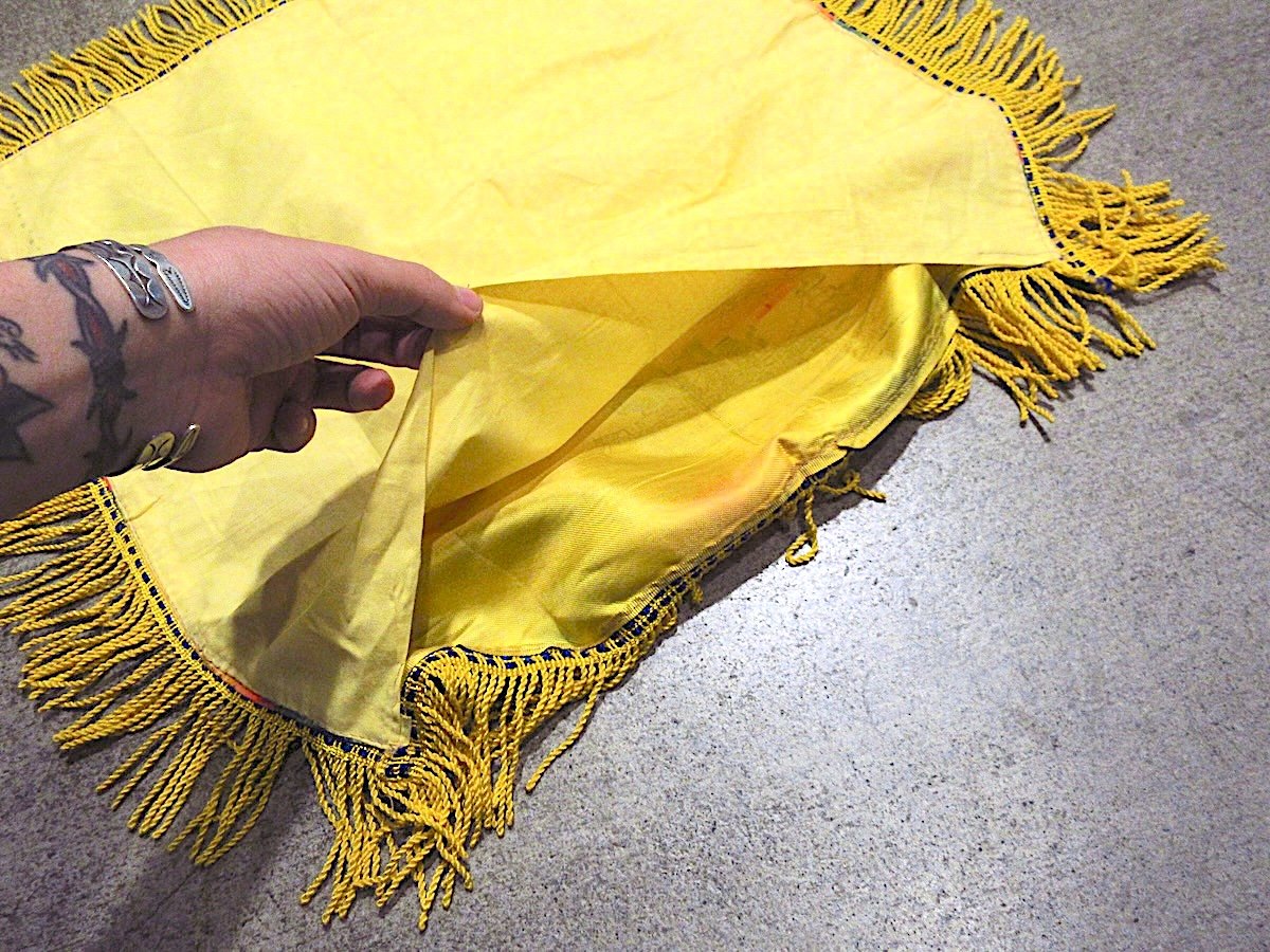 ビンテージ40's50's○U.S.NAVYスーベニアピローケース○260127m6-otcl