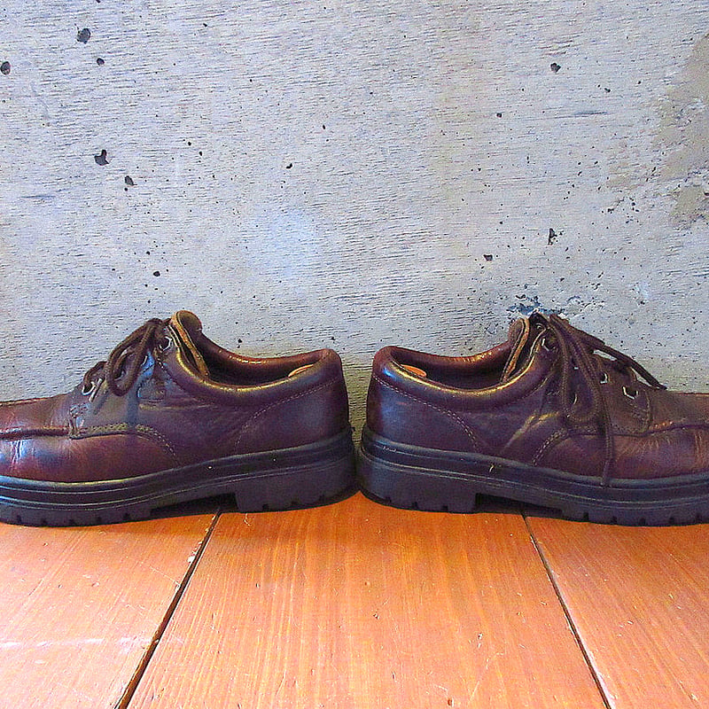 ビンテージ90's○Timberlandモックトゥミッド茶size 9M○250412k8-m