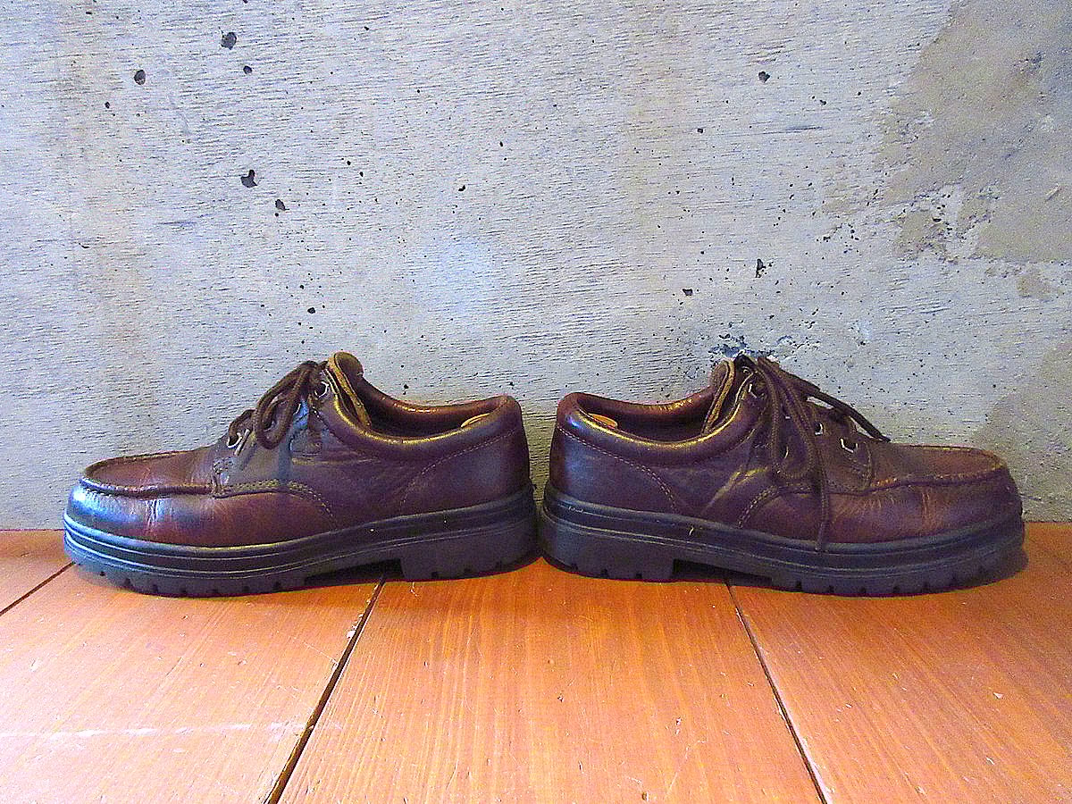 ビンテージ90's○Timberlandモックトゥミッド茶size 9M