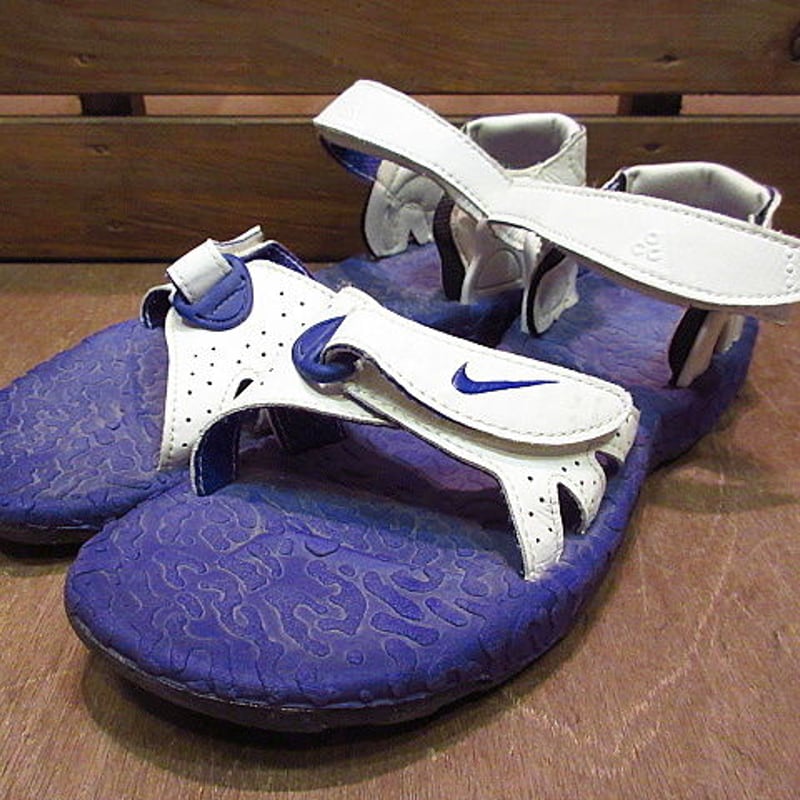 ビンテージ90's○NIKE ACG AIR Deschutzレディースサンダル紫8○2008...