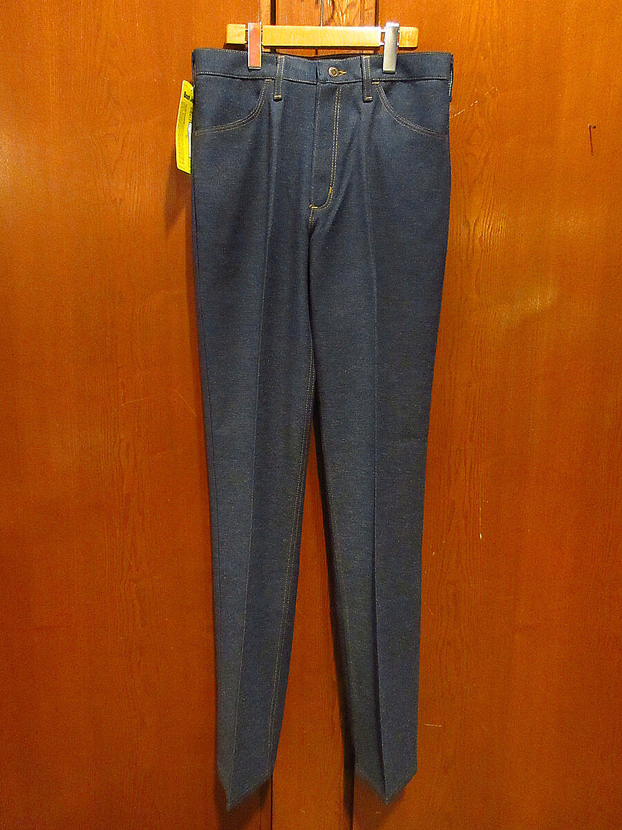 ビンテージ70's80's○DEADSTOCK Wrangler WRANCHERデニム風ブー