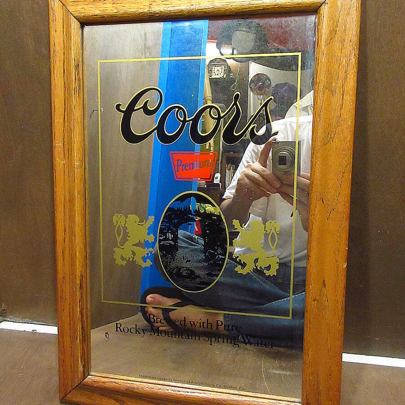 Coors Light クアーズ　パブミラー　 壁掛け　インテリア Coors Light クアーズパブミラー 壁掛けインテリア