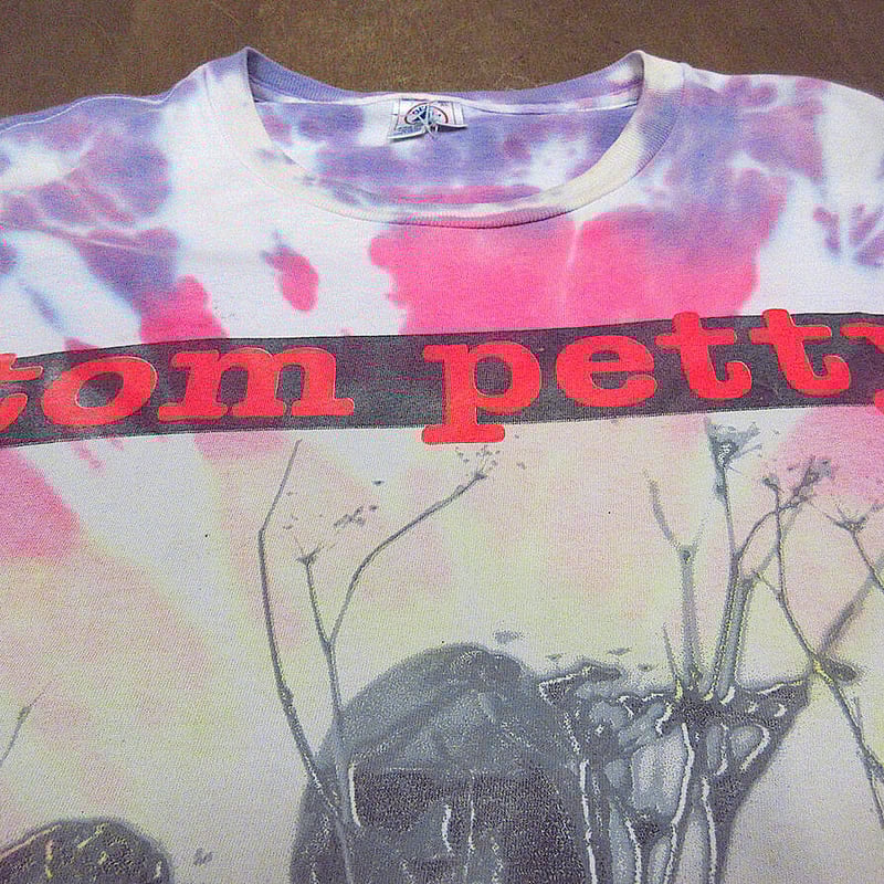 レア トムペティ　タイダイ　Tシャツ　ビンテージ ヴィンテージ ビンテージ90's○tom petty and the heartbreakersエコーツアー