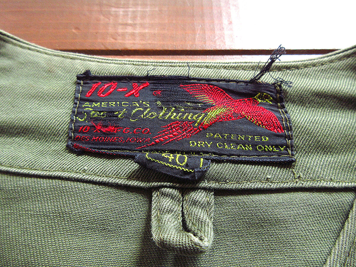 ビンテージ-70's○10-Xシューティングジャケットsize 40 ビンテージ-70's○10-Xシューティングジャケットsize 40