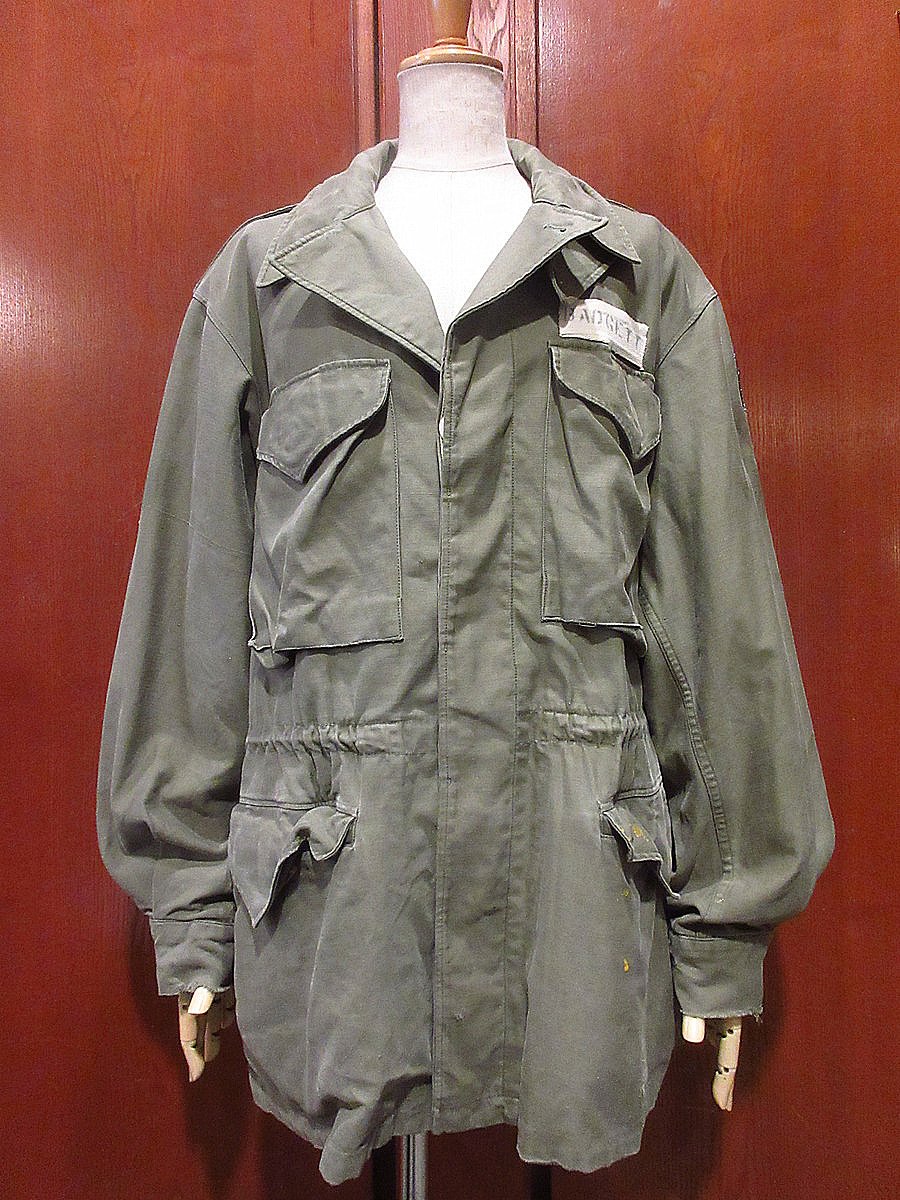ビンテージ 米軍 M-43 フィールド ジャケット 40s ミリタリー 40s US ARMY M-43 FEILD JACKET MADE BY COTTON POPLIN | レアな