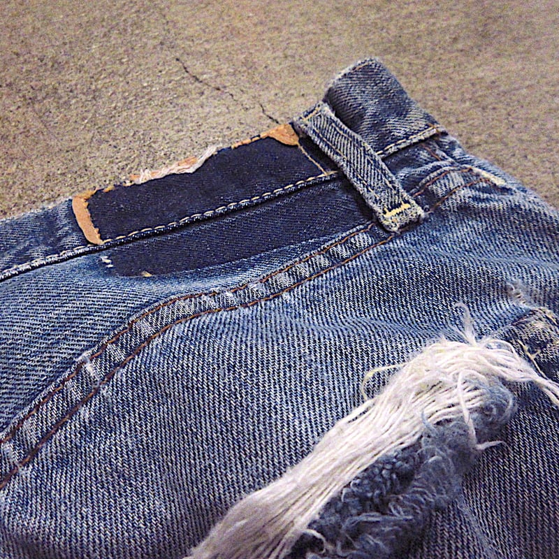 ビンテージ60's○Levi's 551ZXXカットオフデニムショーツ実寸