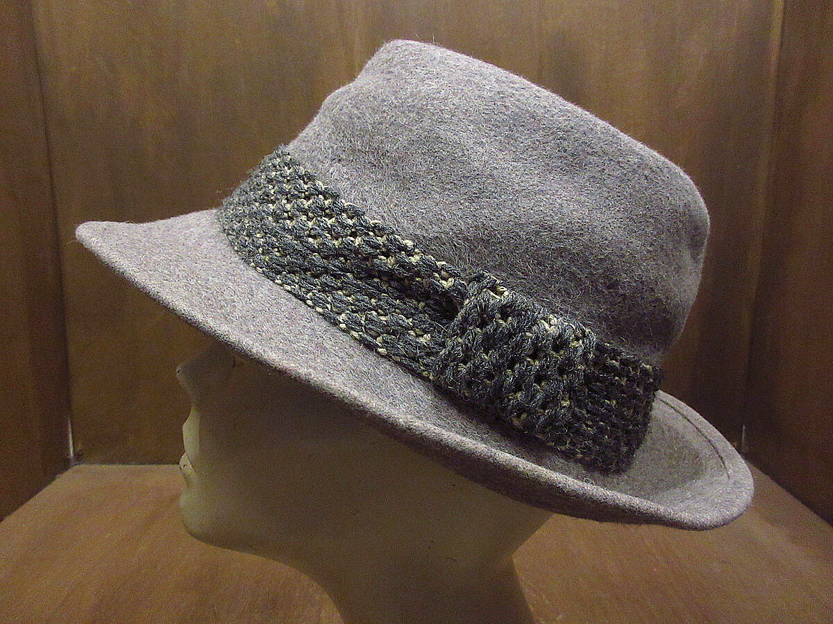 50s Penny's marathon ハット グレー 7 1/8 ビンテージ ビンテージ50's