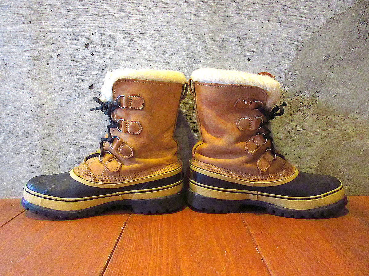 SOREL ソレル　カナダ製ハンドメイド　USサイズ9=27cm MADE IN CANADA SOREL CARIBOUスノーブーツsize 9○241102