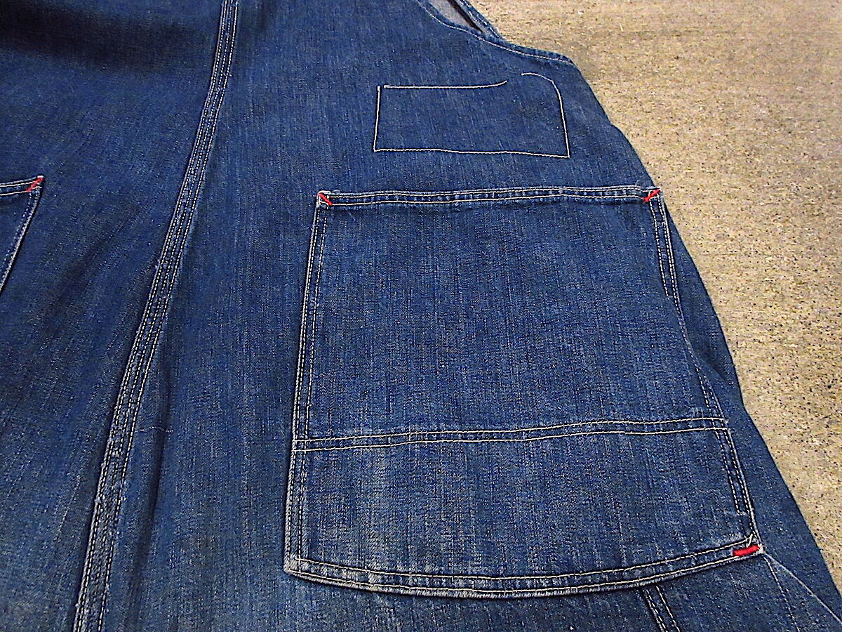 ビンテージ50's○COWDENデニムオーバーオール実寸W108cm○220725c4-m-o