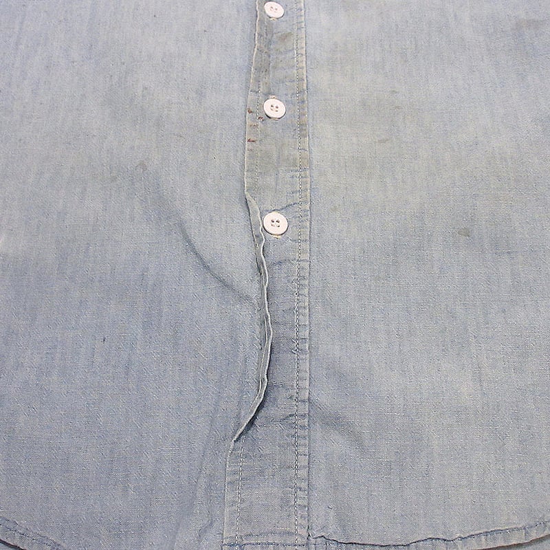 ビンテージ90's○BIG MACシャンブレーシャツsize L○241014i1-m