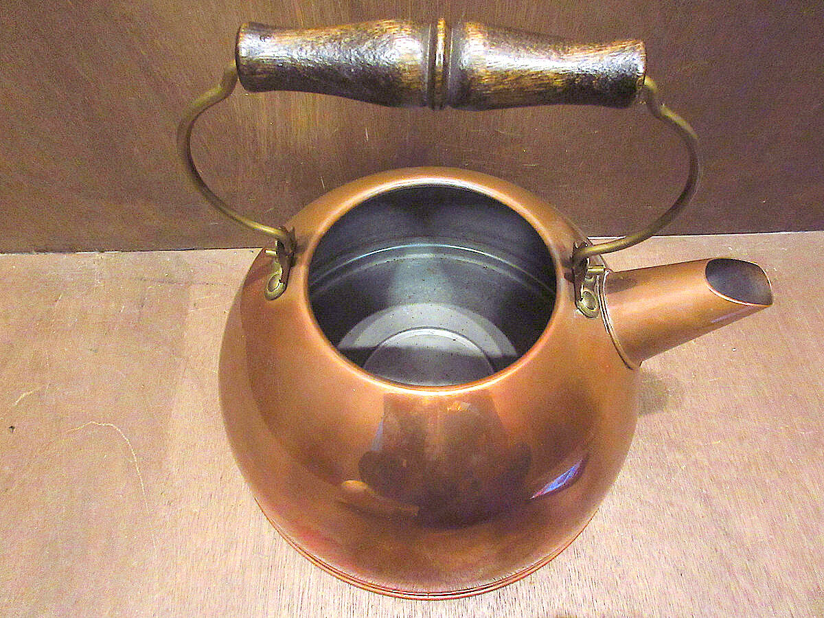 Revere Ware 銅製やかん ビンテージ○REVERE WAREカッパーケトル○220710m4-otdeqpやかん銅