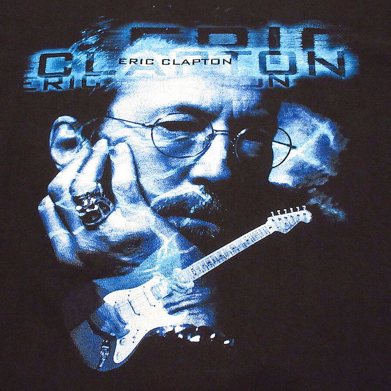 ビンテージ90's○ERIC CLAPTON 1998年ワールドツアーTシャツ黒