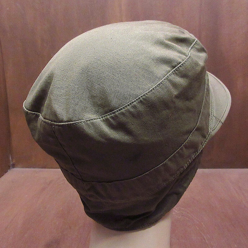ビンテージ40's○U.S.ARMY耳当て付きコットンフィールドキャップ7 ...