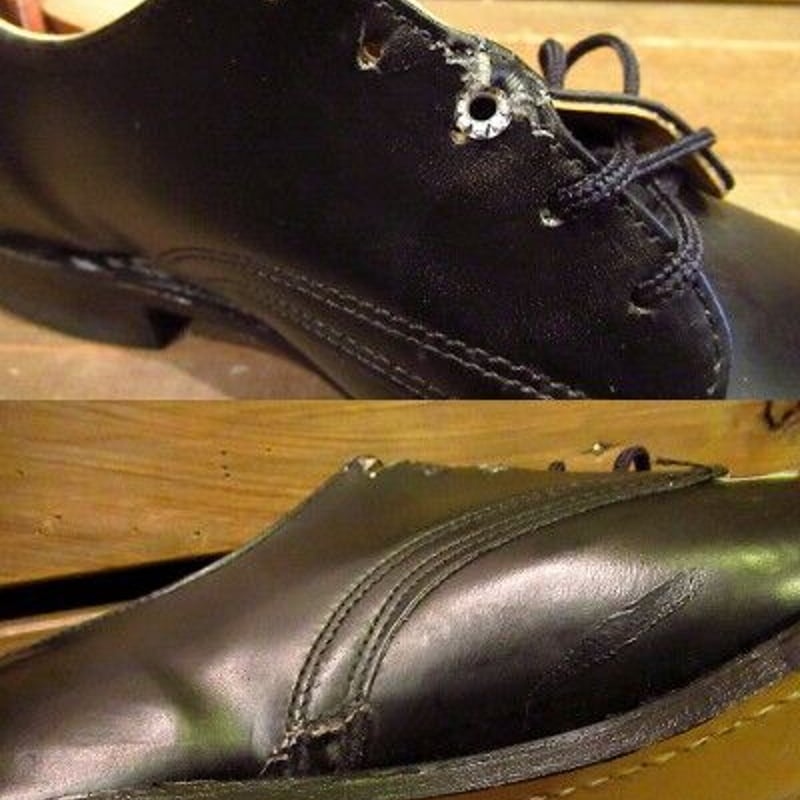 ビンテージ70's80's○U.S.NAVY サービスシューズ Size 8○odst 197