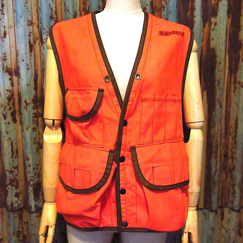 ブランド古着！日本製 Barbarians ビンテージ ハンティング ベスト ブランド古着！日本製 Barbarians ビンテージ ハンティング ベスト