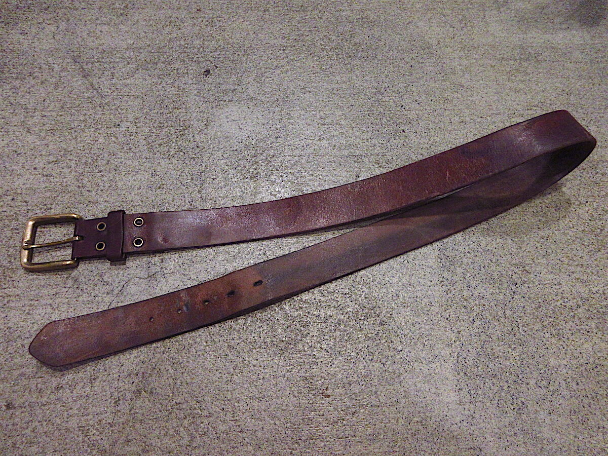 ビンテージ○L.L.Beanレザーベルト茶size 34/85○230519c7-blt ビンテージ○L.L.Beanレザーベルト茶size 34/85○230519c7-blt