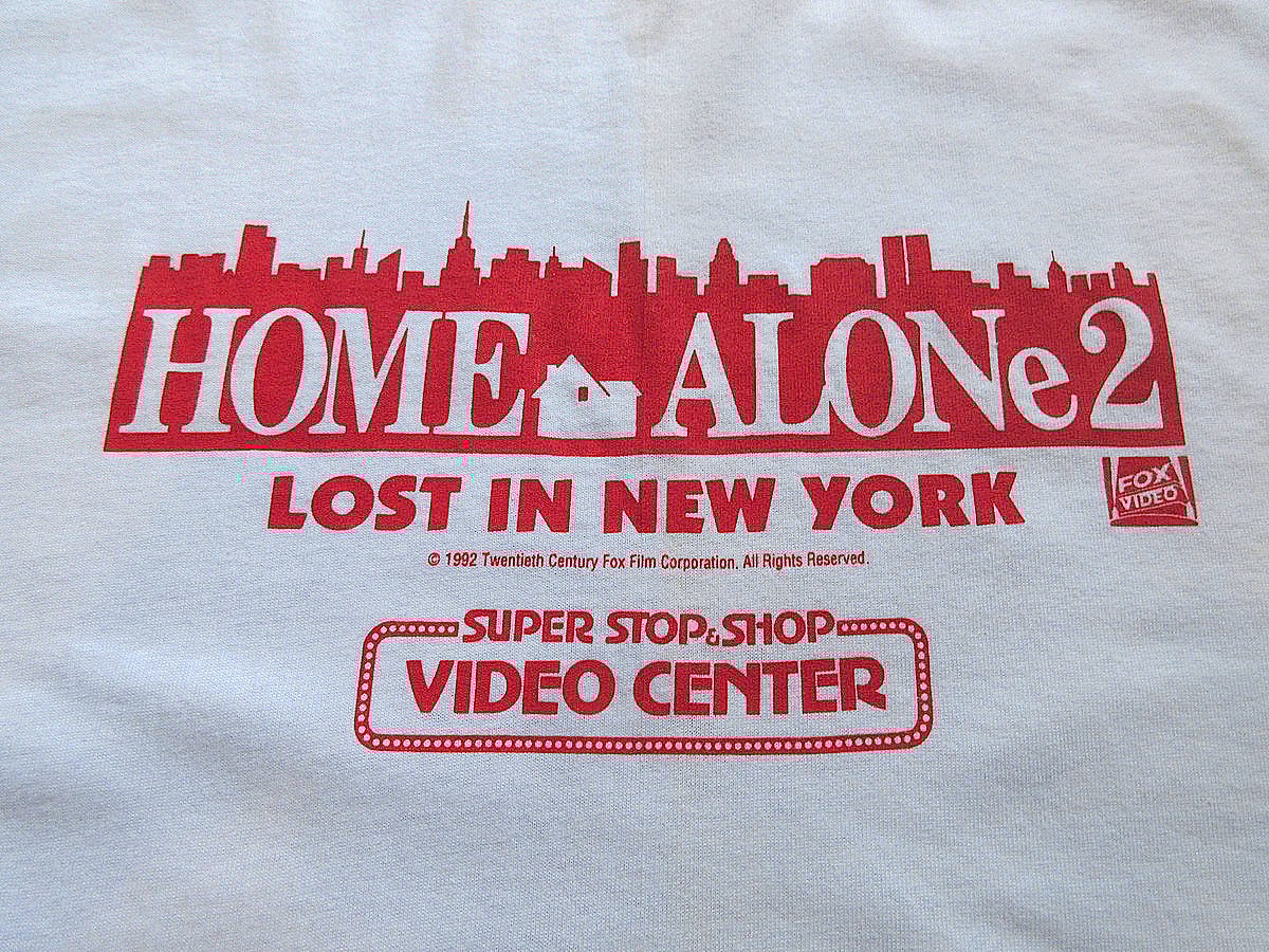 ビンテージ90's○DEADSTOCK HOME ALONE2ムービープリントTシャツ ビンテージ90's○DEADSTOCK HOME ALONE2ムービープリントTシャツ