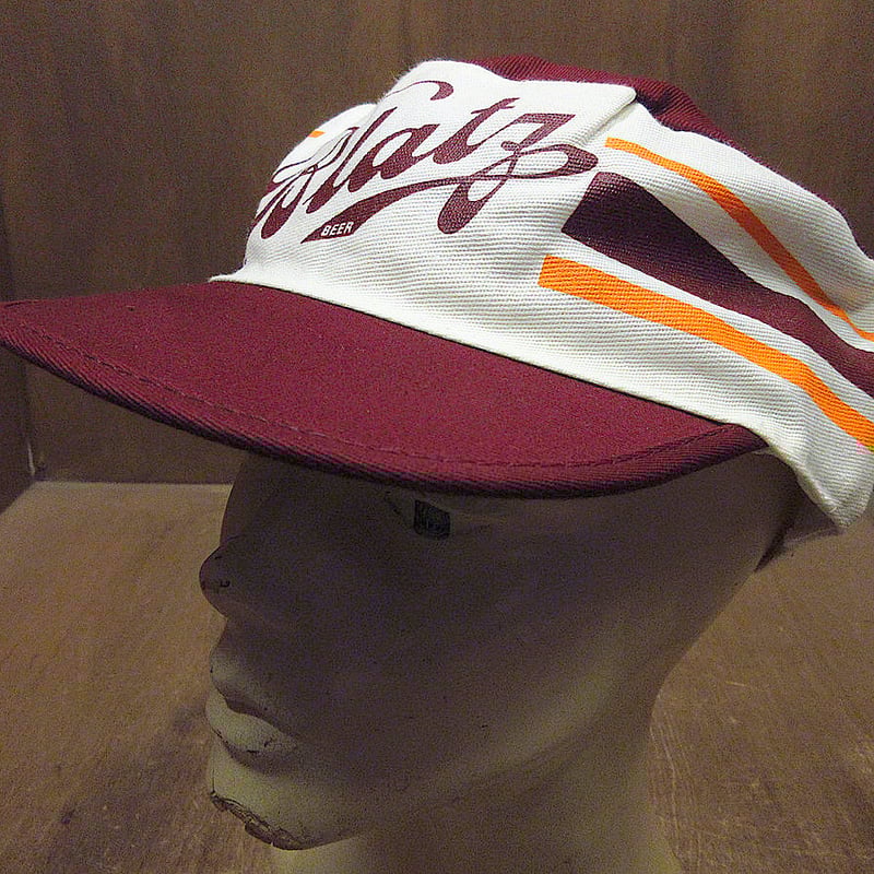 ビンテージ80's○DEADSTOCK Blatz BEERペインターキャップ