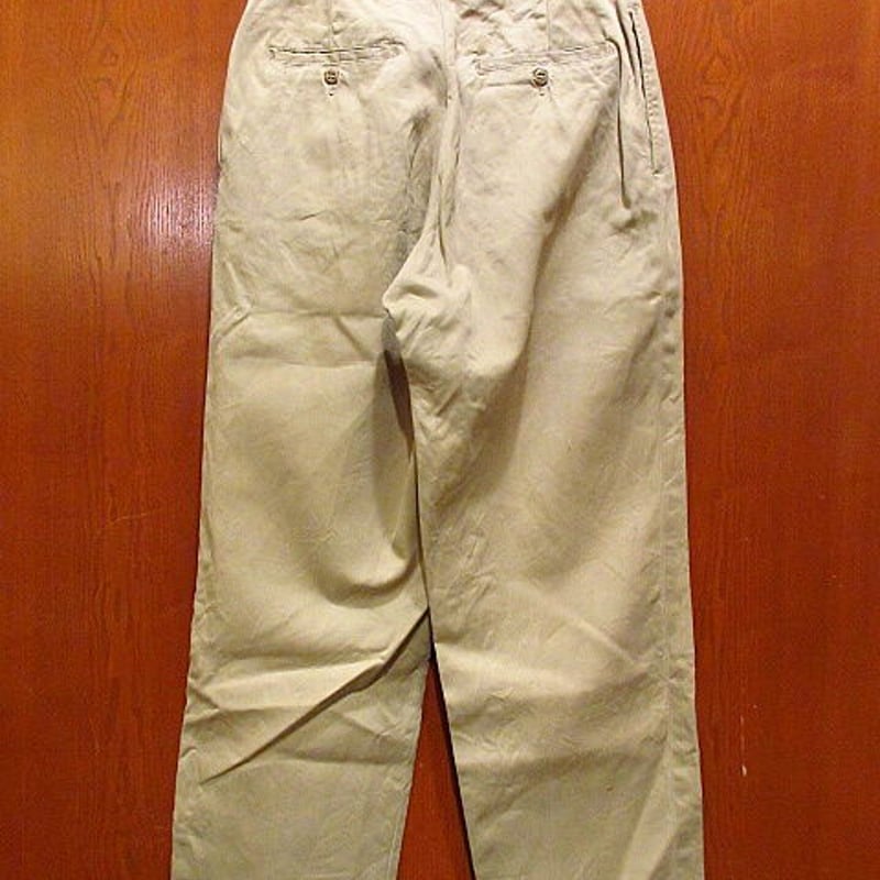 ビンテージ50's○U.S.ARMY M-1945ボタンフライチノトラウザーズ ビンテージ50's○U.S.ARMY M-1945ボタンフライチノトラウザーズ