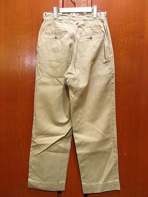 ビンテージ50's○U.S.ARMY M-1945ボタンフライチノトラウザーズ ビンテージ50's○U.S.ARMY M-1945ボタンフライチノトラウザーズ