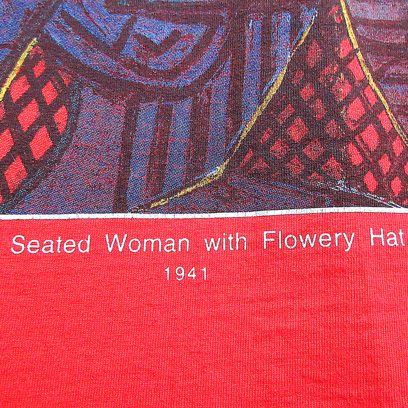 ビンテージ90's○Picasso ''Seated Woman with Flowery H