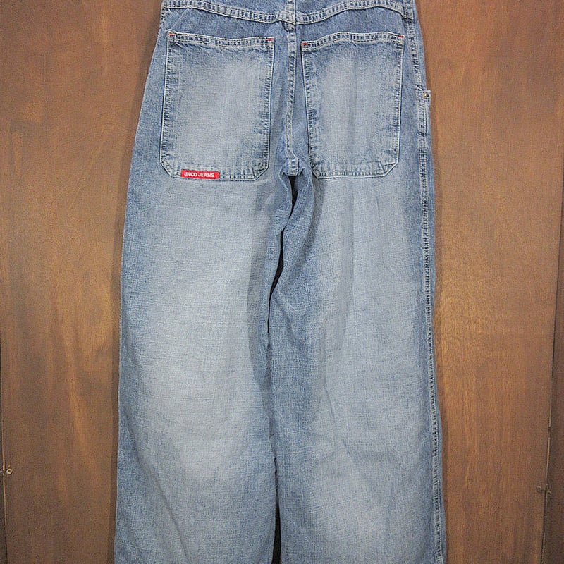 ビンテージ90's○JNCOドラゴン刺繍入りデニム実寸W78cm