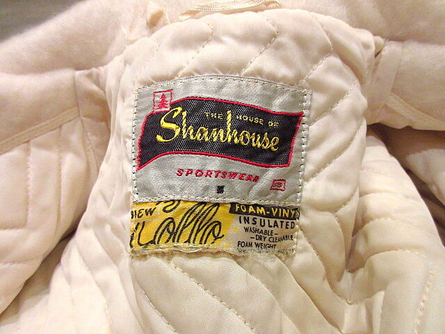 ビンテージ50's○Shanhouseフリーススポーツジャケットsize38○201221f6...