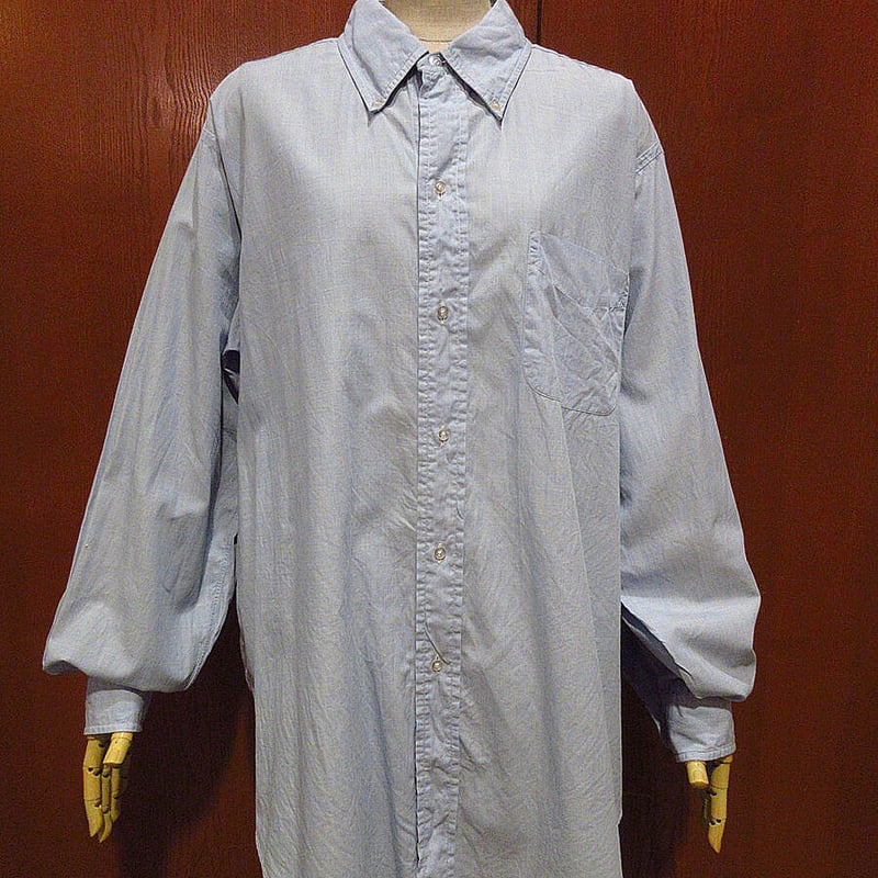 ビンテージ70's○Brooks Brothersコットンボタンダウンドレスシャツ