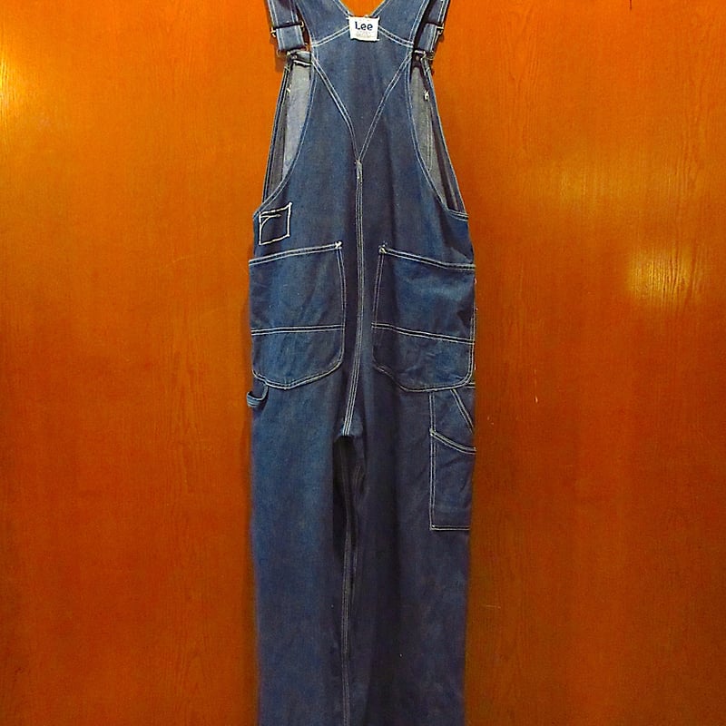 ビンテージ40's○Leeハウスマークデニムオーバーオール