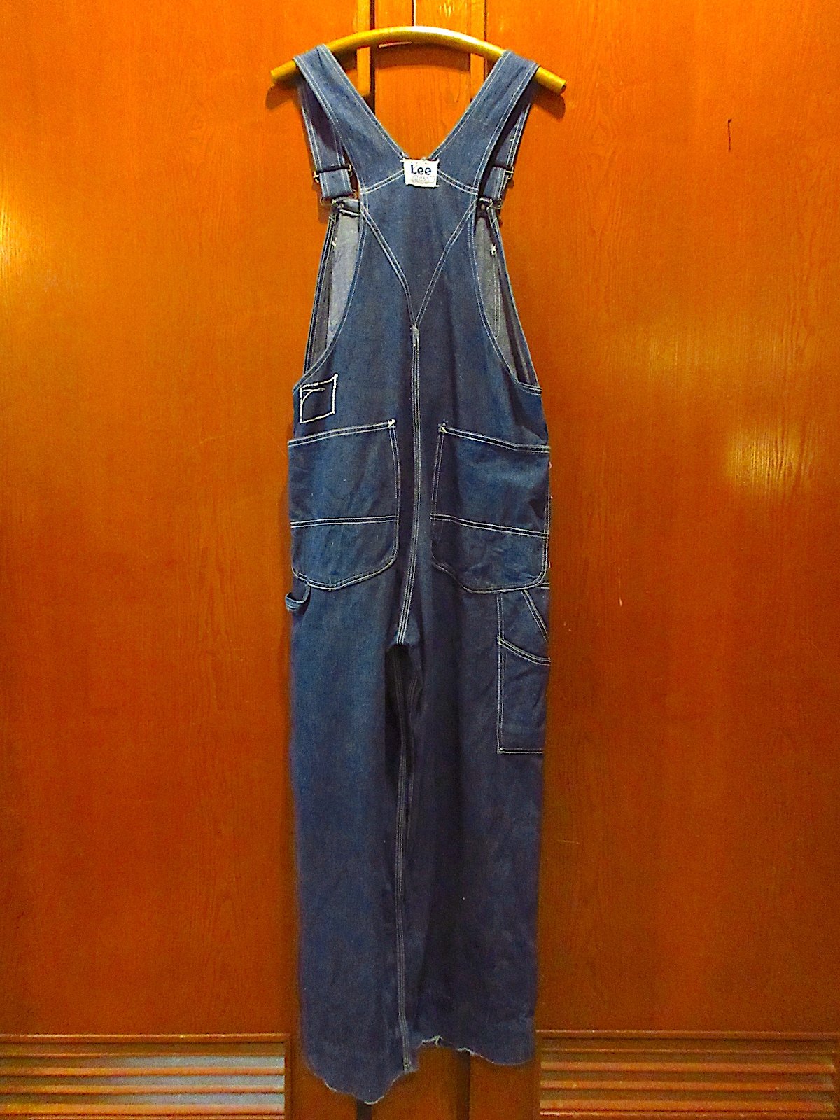 ビンテージ40's○Leeハウスマークデニムオーバーオール