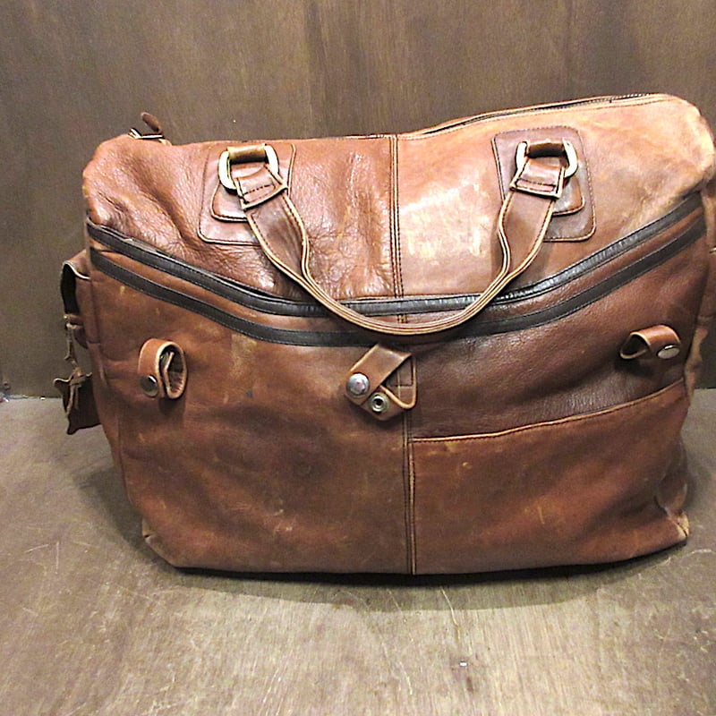 バッグ BIO WEAR BOSTON BAG BROWN Cactus Vegan Leather Weekend Boston Bag – Aww