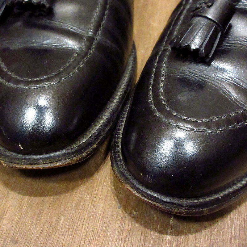 ビンテージ○MADE IN ENGLAND CHEANEY Royal Tweed タッセルロ