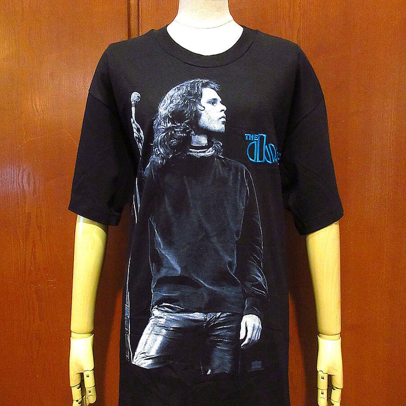 ビンテージ90's○DEADSTOCK The Doors Jim MorrisonプリントT...