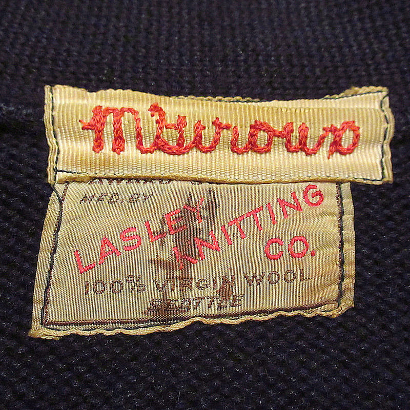 ビンテージ50's○LASLEY KNITTING CO.レディースレターマン