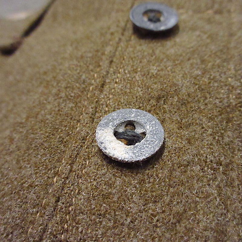 ビンテージ1910's○U.S.ARMYシンチバックメタルボタンウール