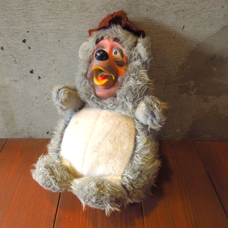 レア！ラバーフェイスドール　くまぬいぐるみ アンティーク ラバーフェイス ドール ぬいぐるみ ヴィンテージ クマ