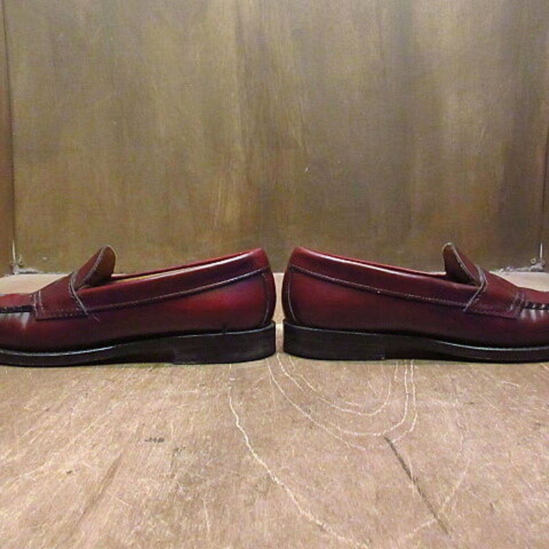 ビンテージ○G.H.BASS&CO.ペニーローファー赤茶9 1/2 B ビンテージ○G.H.BASS&CO.ペニーローファー赤茶9 1/2 B