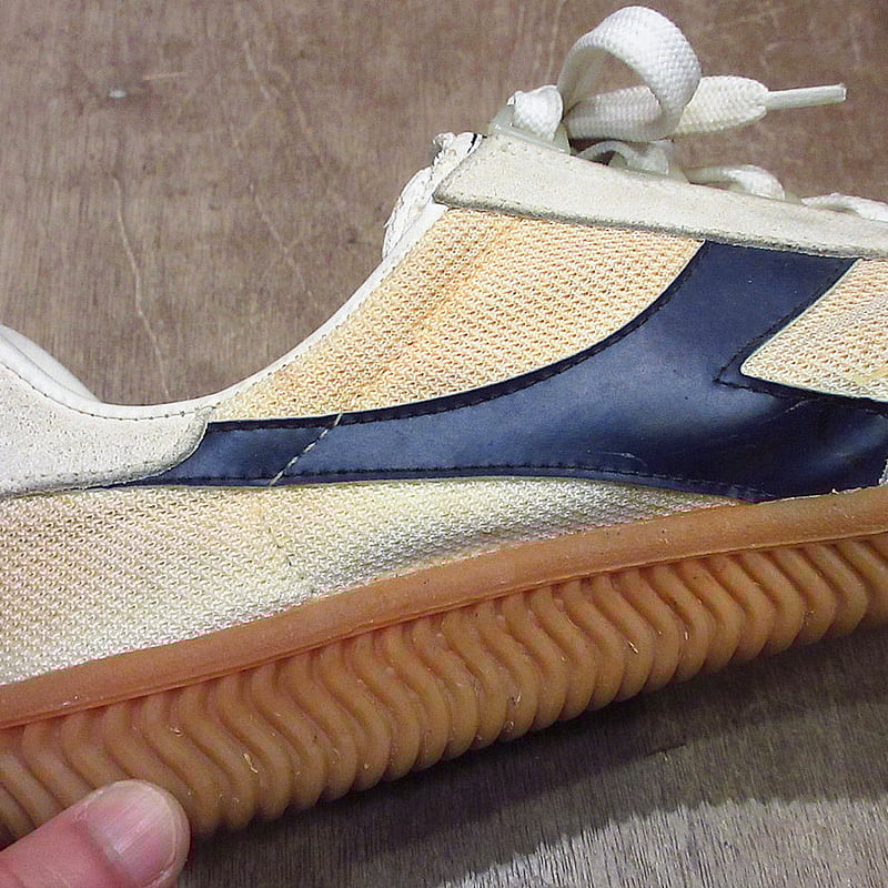 ビンテージ80's○diadoraスウェード×メッシュスニーカーsize 9