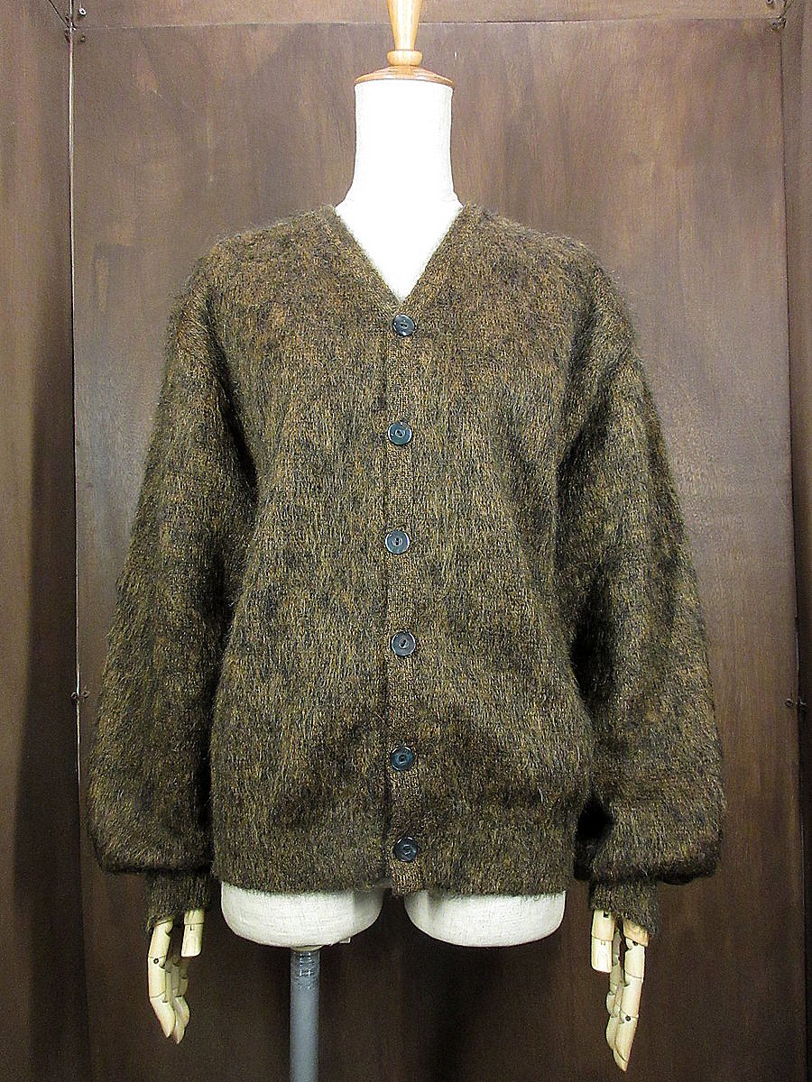 ヴィンテージ vintage モヘア フリンジ チェックコート ヨークランド 80～90s YORKLAND mohair blend check coat | 古着屋 grin days