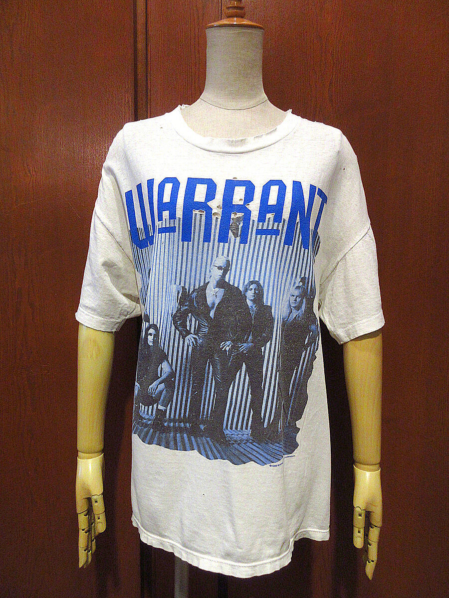 当時物 80s WARRANT バンドTシャツ L l メタル 当時物 80s WARRANT バンドTシャツ L metal メタル