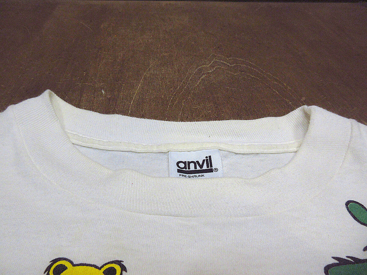 ビンテージ90's○GRATEFUL DEADダンシングベアプリントコットンTシャツ