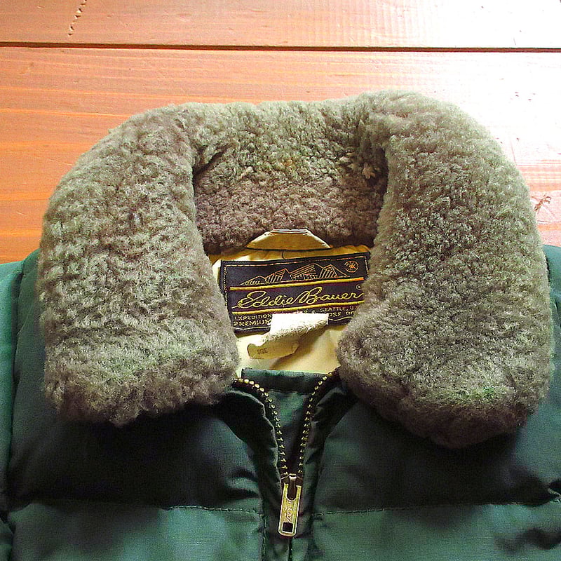 ビンテージ70's○Eddie BauerレディースYukonダウンジャケット緑 ビンテージ70's○Eddie BauerレディースYukonダウンジャケット緑