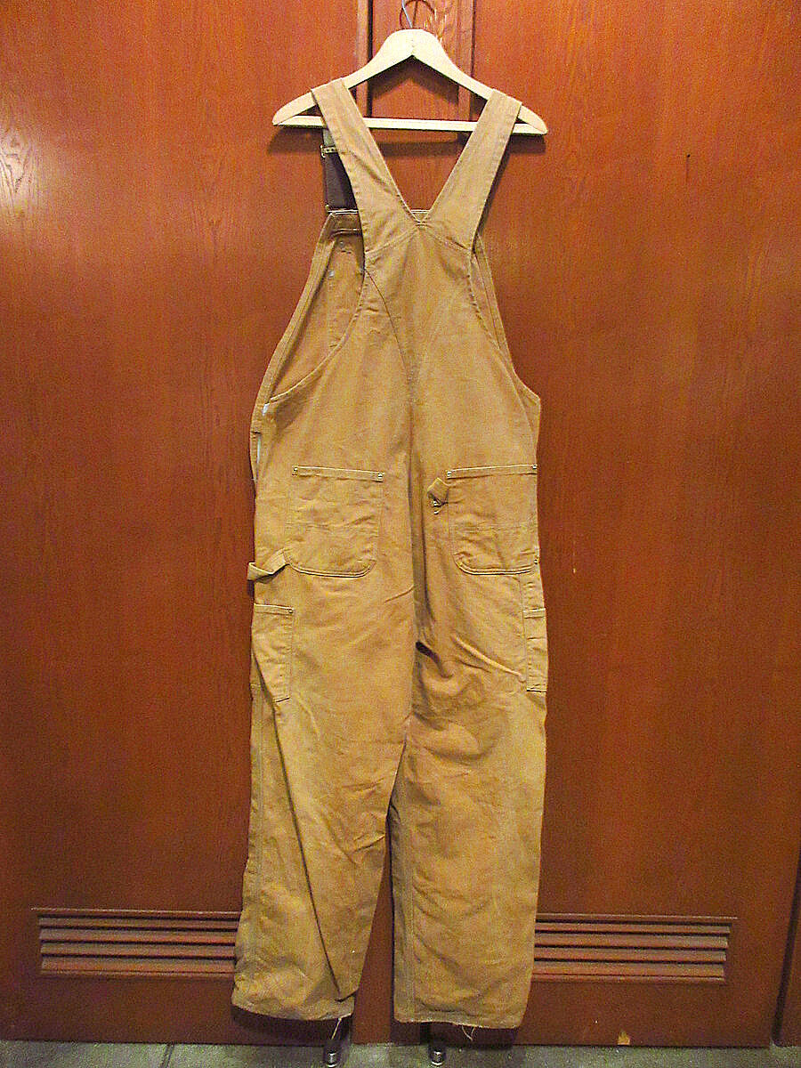 MADE IN U.S.A. Carharttダブルニーダックオーバーオール表記40×32○2