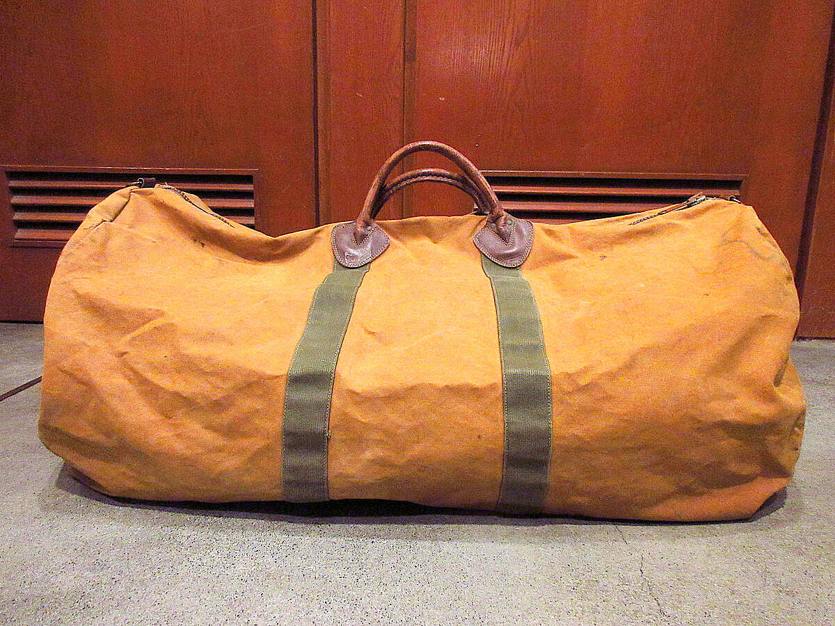 ビンテージ40's○L.L.Beanキャンバスボストンバッグ○230107k8-bag-bst