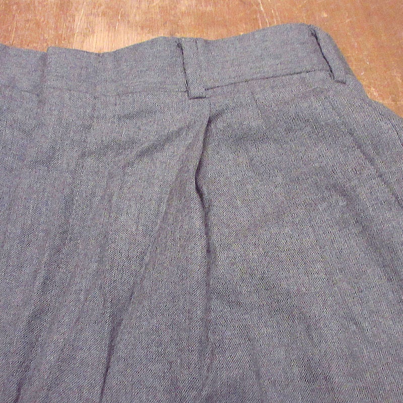 ビンテージ70's○nordstromツータックウールスラックスグレー ビンテージ70's○nordstromツータックウールスラックスグレー