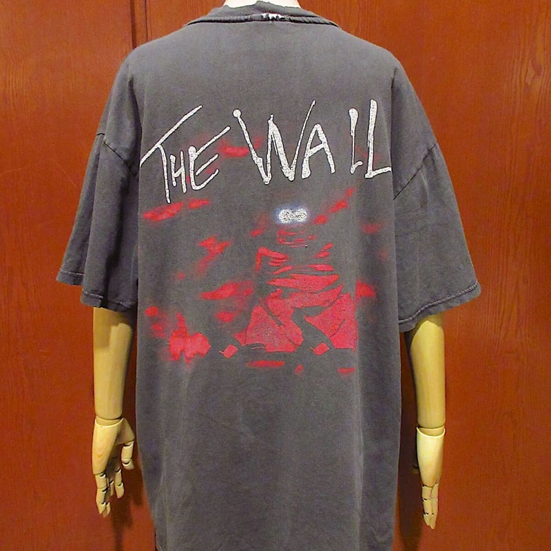 ビンテージ90's○PINK FLOYD THE WALL両面プリントコットンTシャツsize