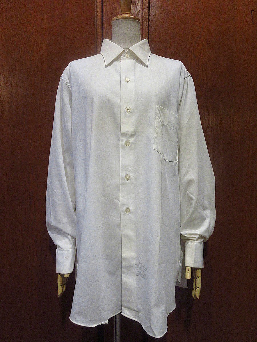 ビンテージ50's○DEADSTOCK ARROWマチ付きフレンチカフスドレス ビンテージ50's○DEADSTOCK ARROWマチ付きフレンチカフスドレス