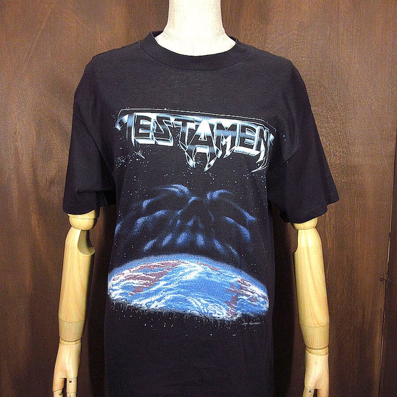 ジ*カ様 ●超貴重 new order ビンテージtシャツ 80s ユーロボディ ビンテージ80's○DEADSTOCK TESTAMENT NEW ORDER 1988年ツア